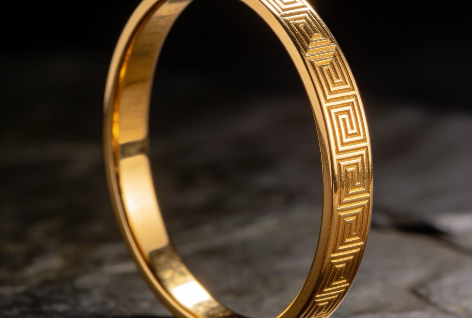 Gegraveerde bangle 21 karaat