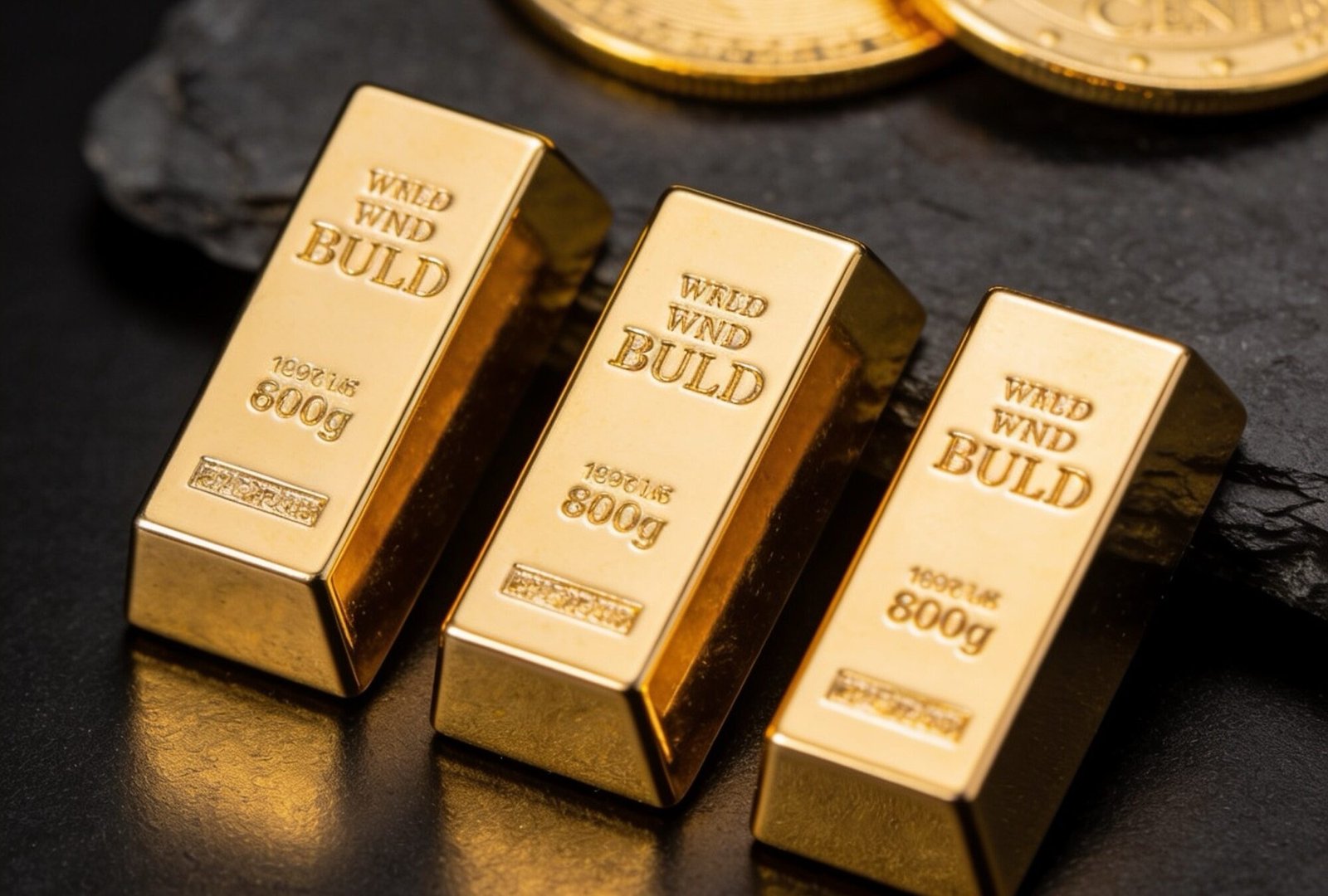 Gouden baren & munten