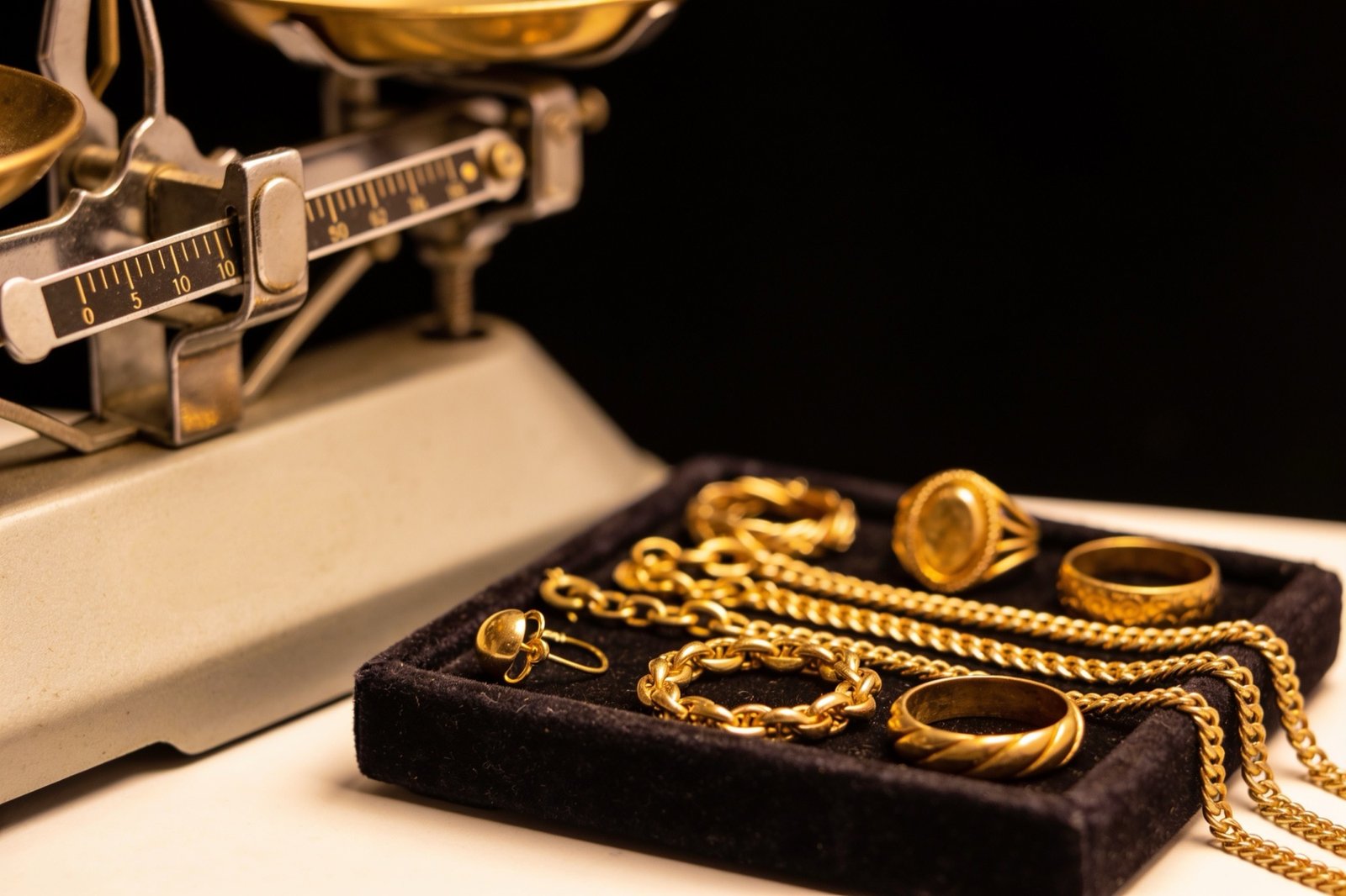 Oud goud wordt gewogen en beoordeeld